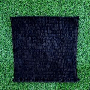 Forever 21 Charcoal Smocked Tube Top